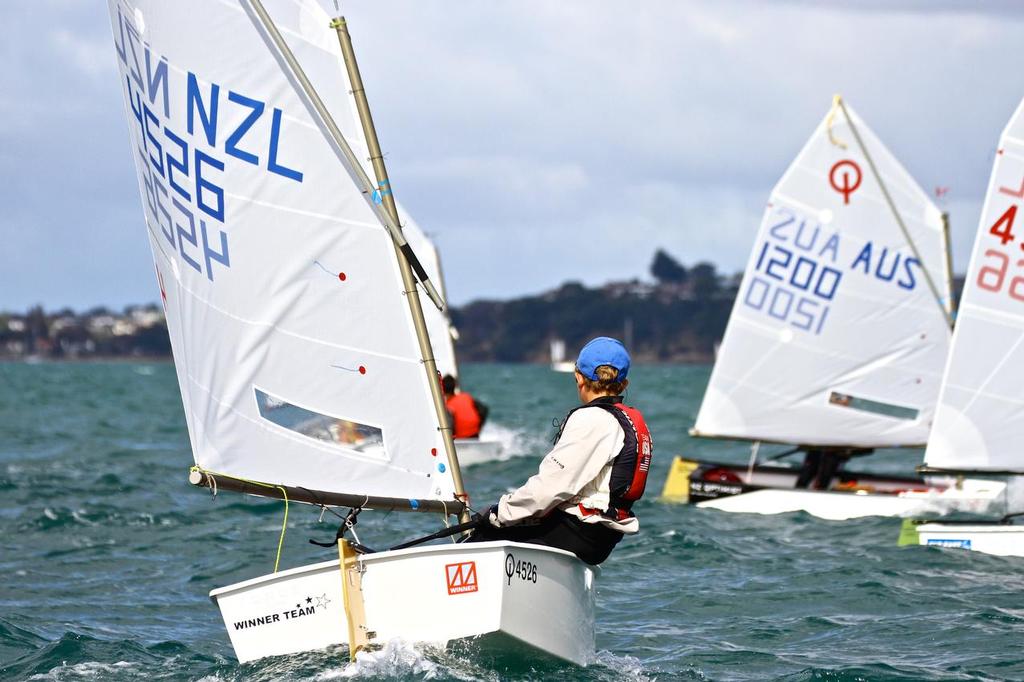  - Day 5, 2014 Toyota Optimist Championships, Manly SC © Richard Gladwell www.photosport.co.nz